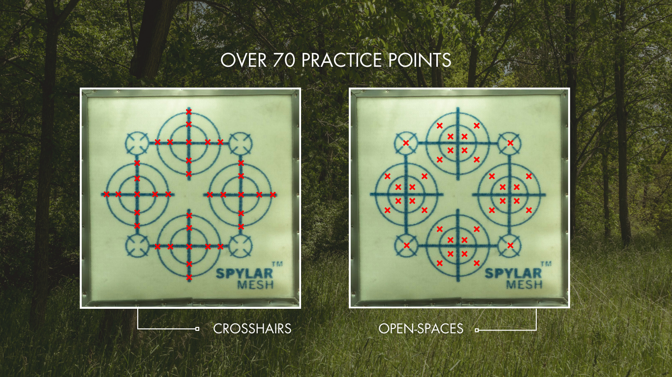 24XL SpyderWeb Archery Practice Spylar-side