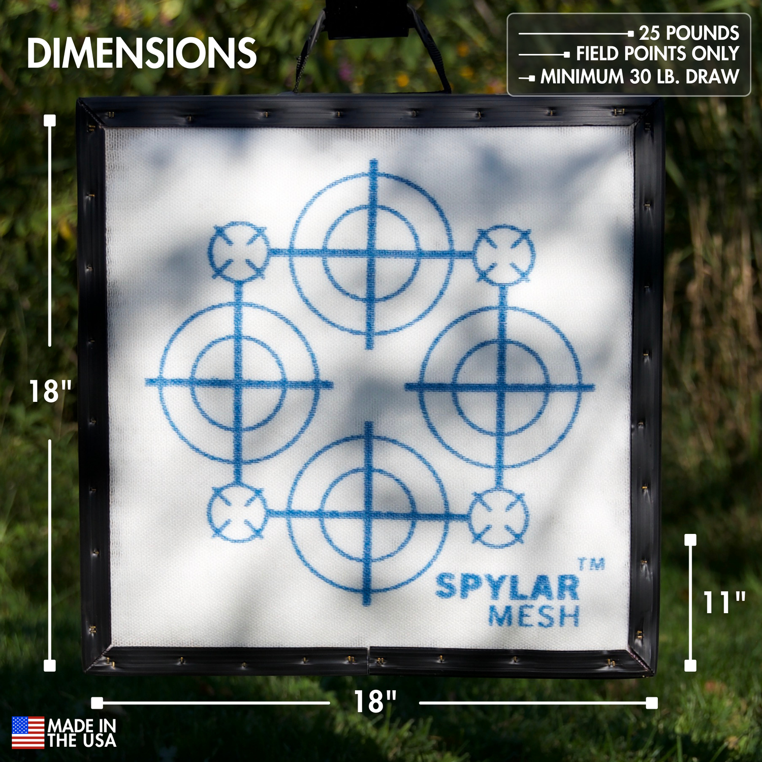 ST 18 Archery & Crossbow Target-400 FPS-Self-Healing Spylar™ Easy Arrow Pull