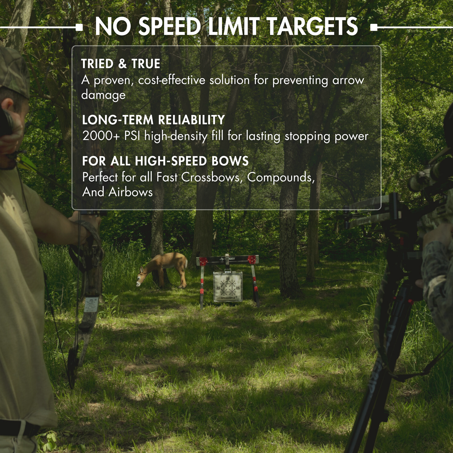 20XL No Speed Limit Target – Easy Arrow Pull and Self-Healing Spylar™