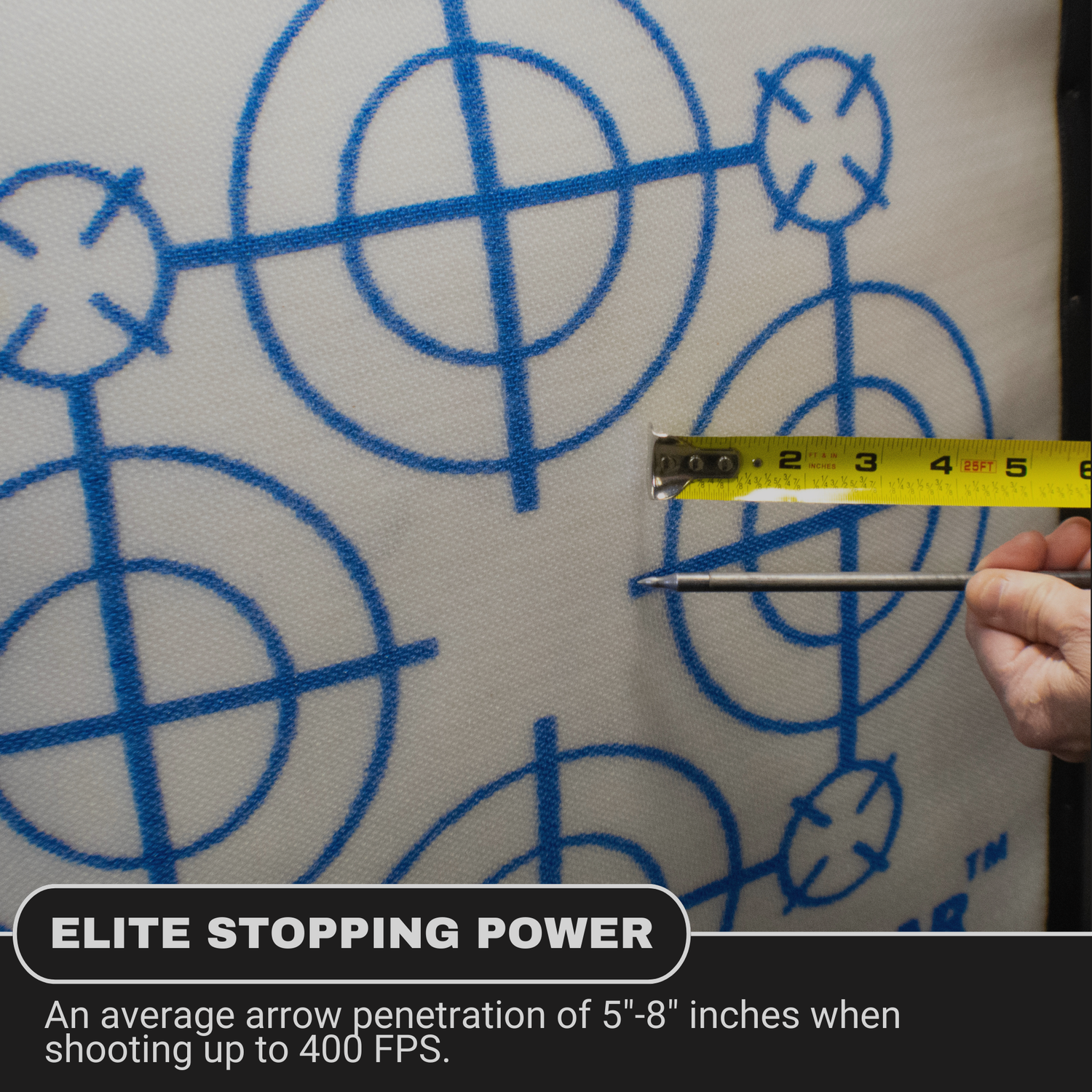 ST24 Archery Plus Crossbow Target Stopping Power Arrow Depth