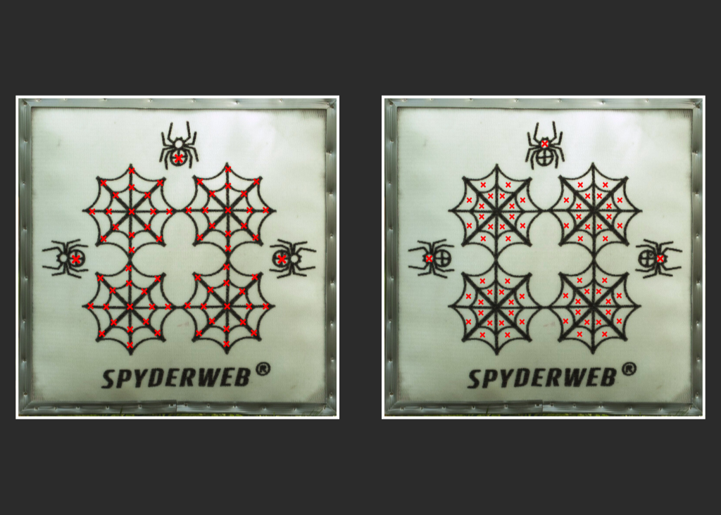 SpyderWeb Aiming Point Locations