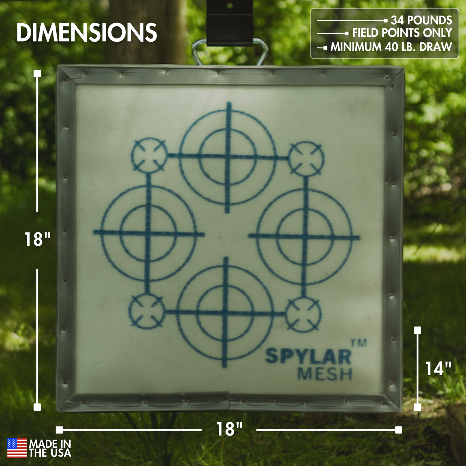 18XL No Speed Limit Target – Self-Healing Spylar™ with Easy Arrow Pull