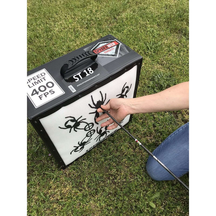 SPYDERWEB ST 18 Archery Field Point Target - 400 FPS features easy arrow pull.