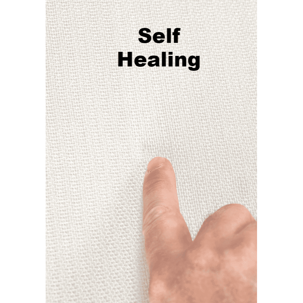 Woven Spylar Target Facing with Arrow Hole Wiped Away