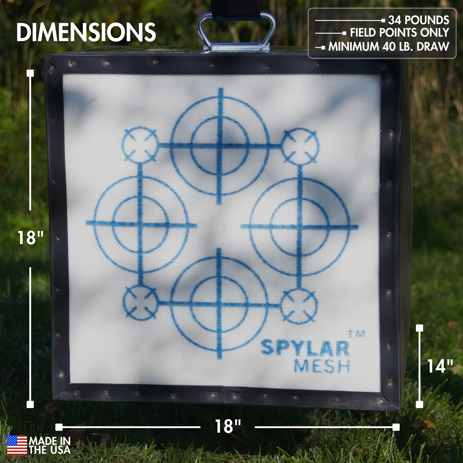 18XL No Speed Limit Target – Self-Healing Spylar™ with Easy Arrow Pull
