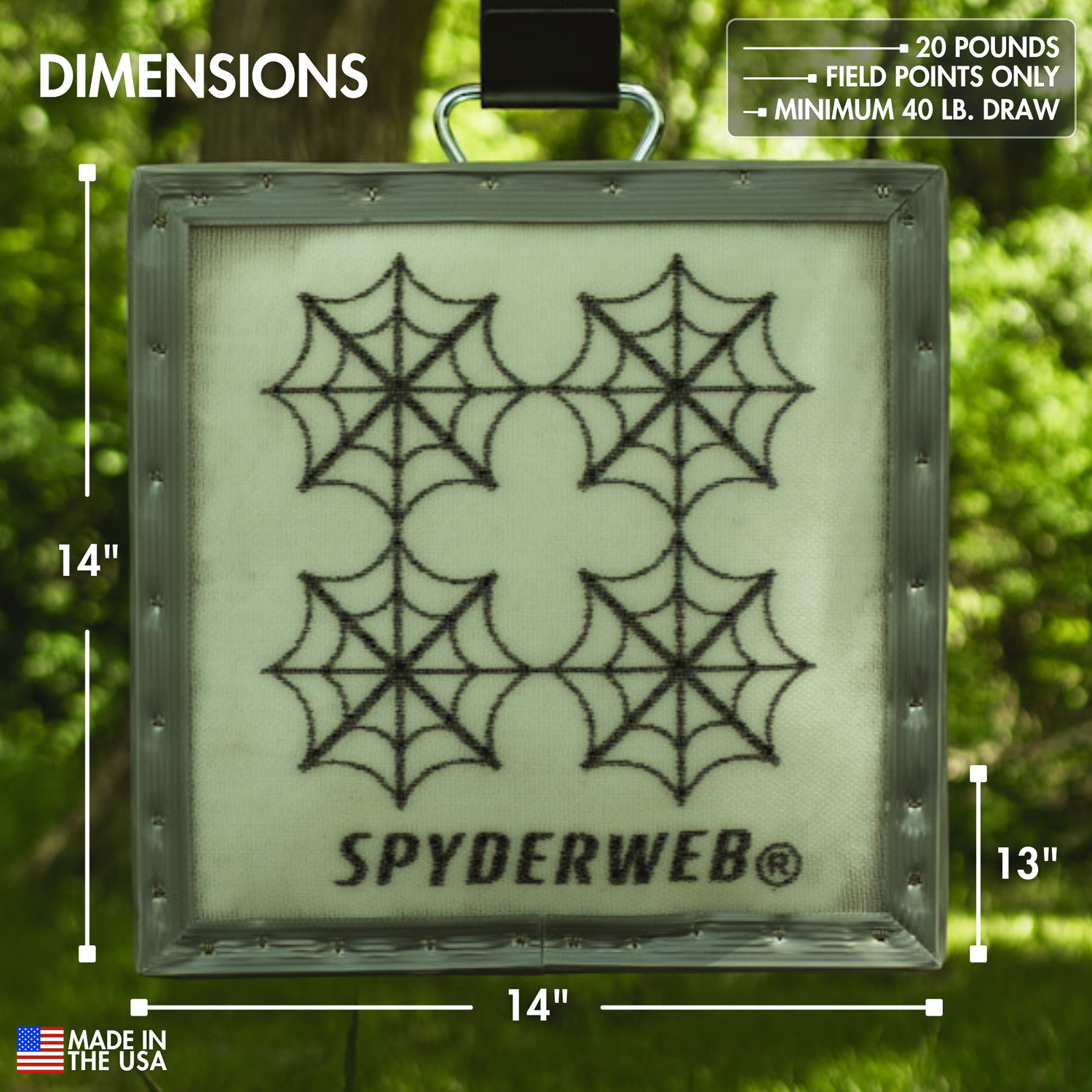 14XL No Speed Limit Target – Easy Arrow Pull with Self-Healing Spylar™