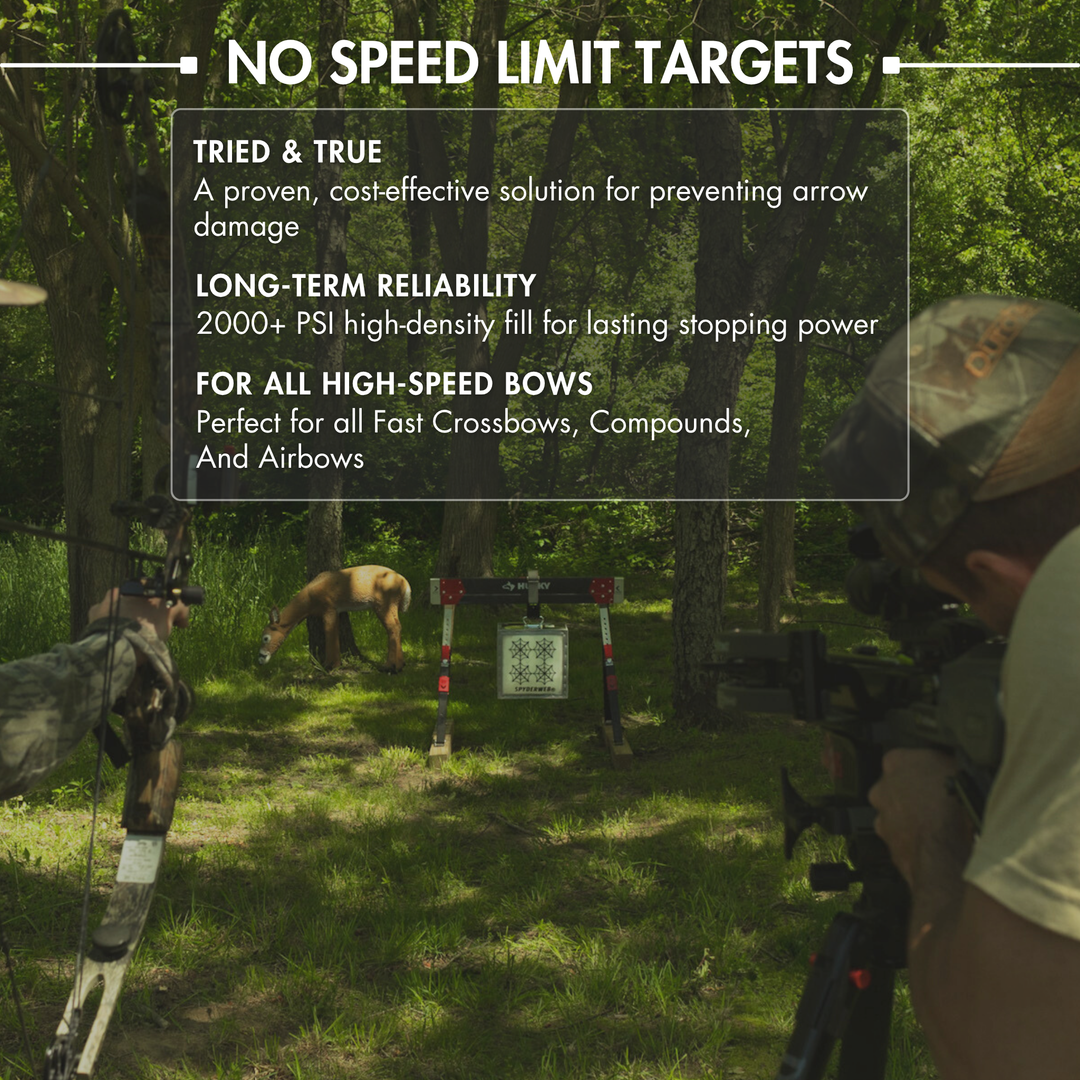 SpyderWeb 14XL Archery & Crossbow Target-No Speed Limit, Easy Pull ...