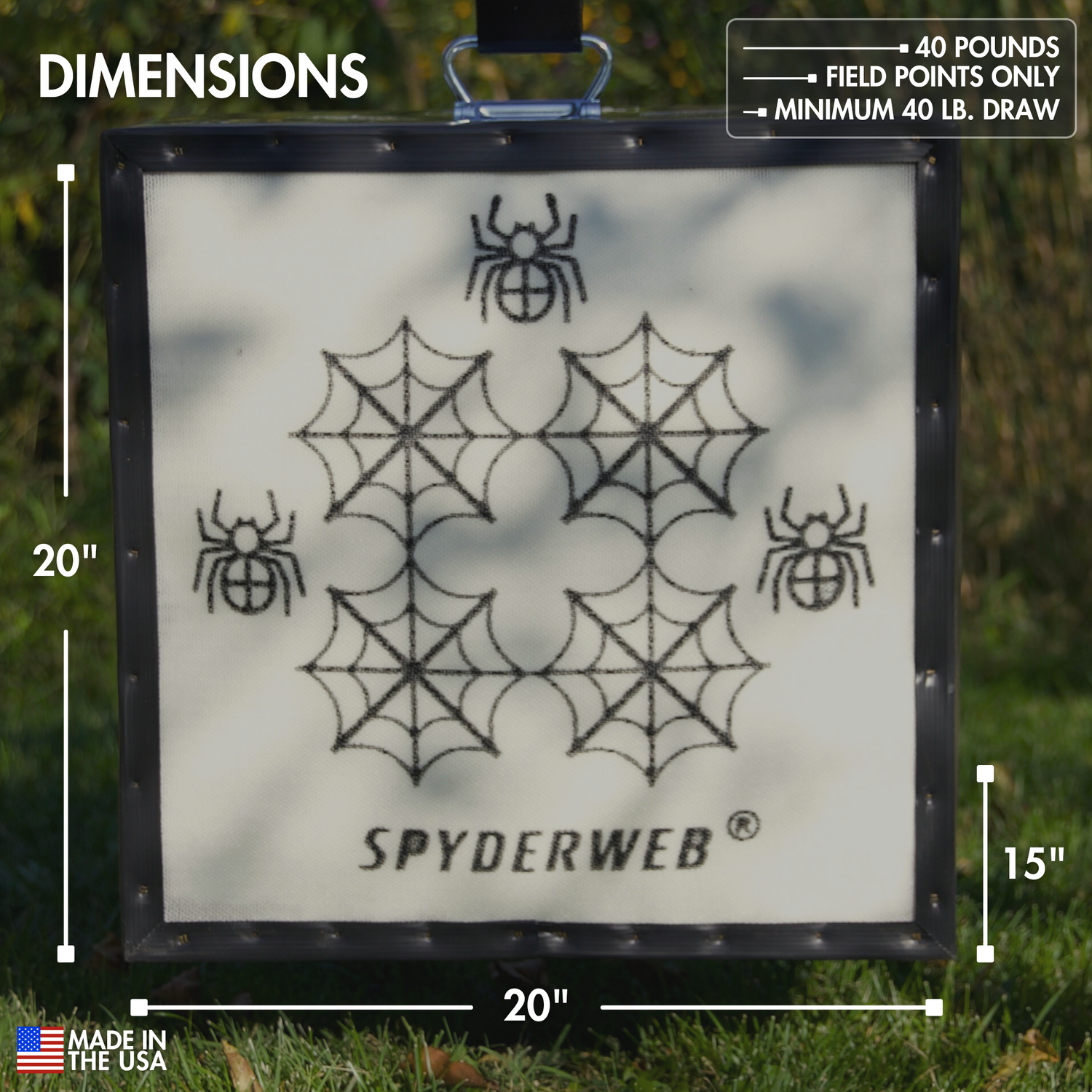 20XL No Speed Limit Target – Easy Arrow Pull and Self-Healing Spylar™