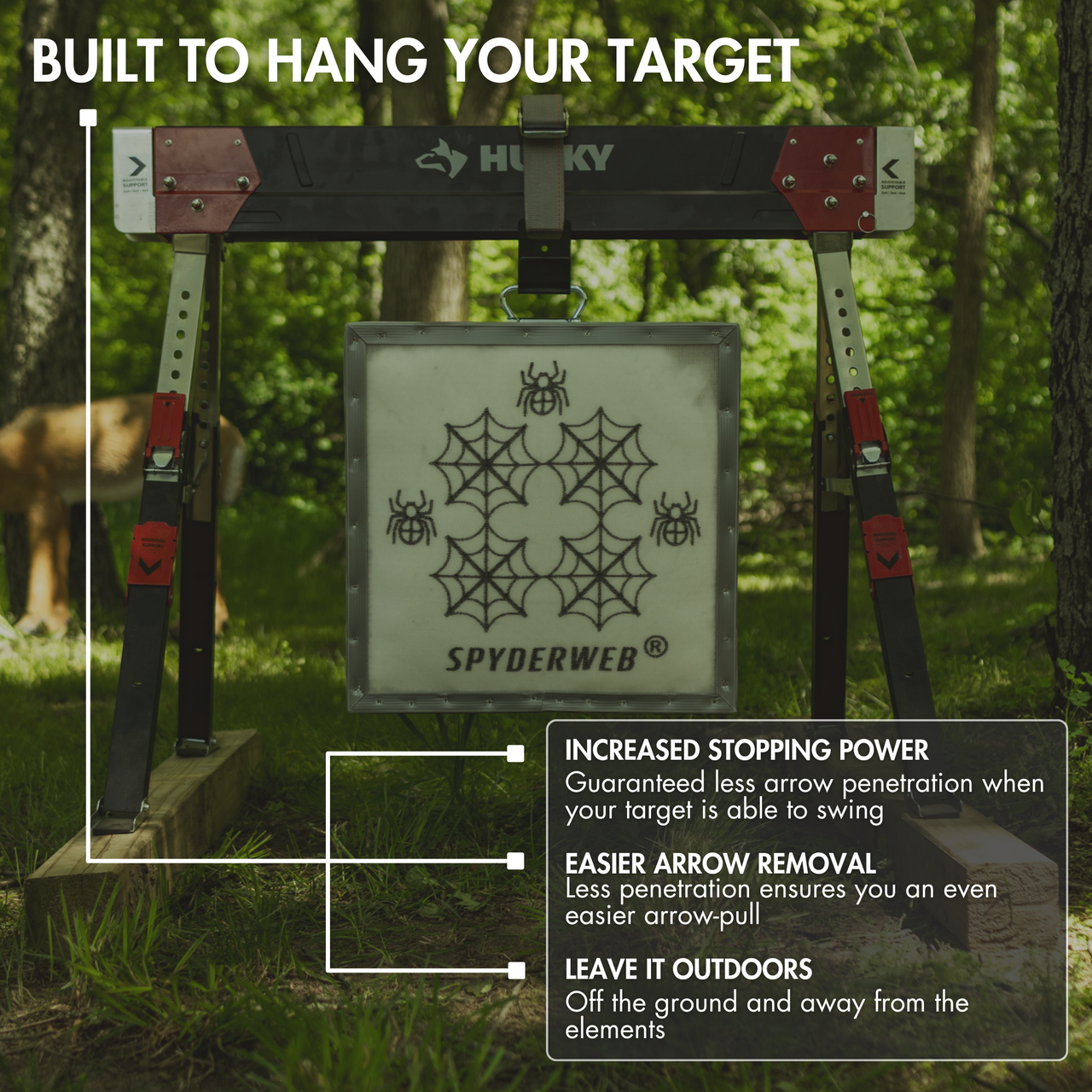 SpyderWeb 20XL Archery or Crossbow Target-No Speed Limit, Self-Healing ...