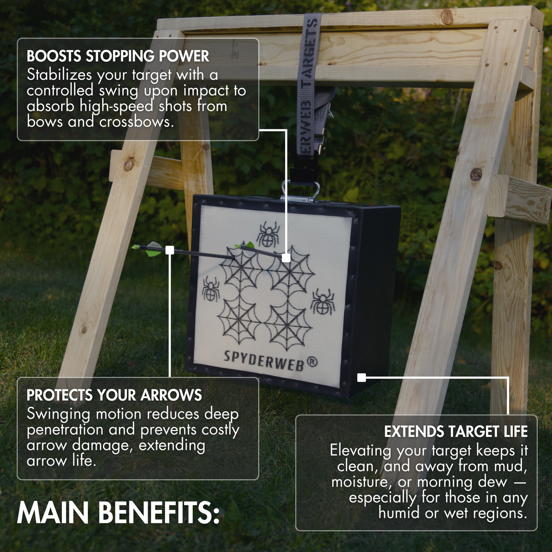 Archery Target Stand DIY Kit – Boosted Shooting Experience – SpyderWeb ...