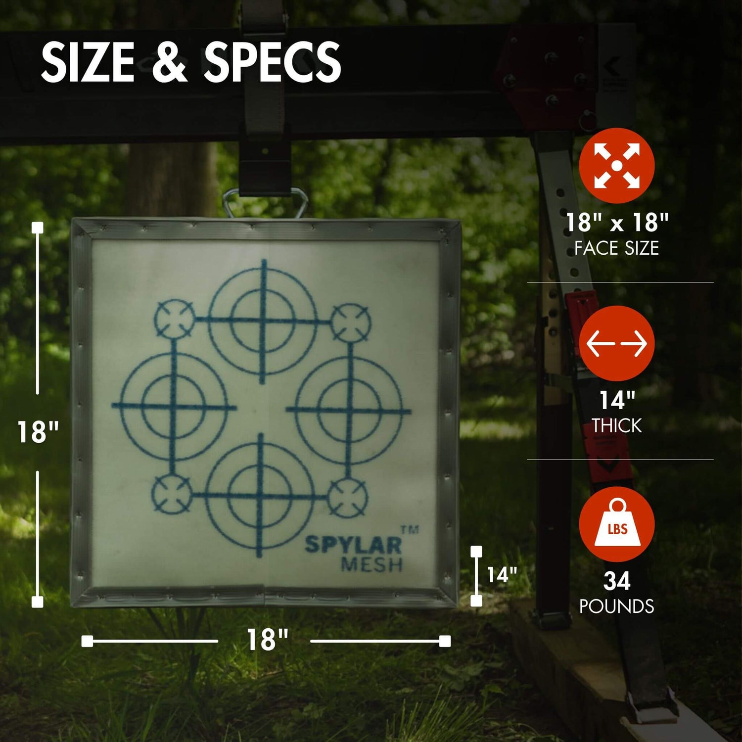 SpyderWeb 18XL No Speed Limit Crossbow Target