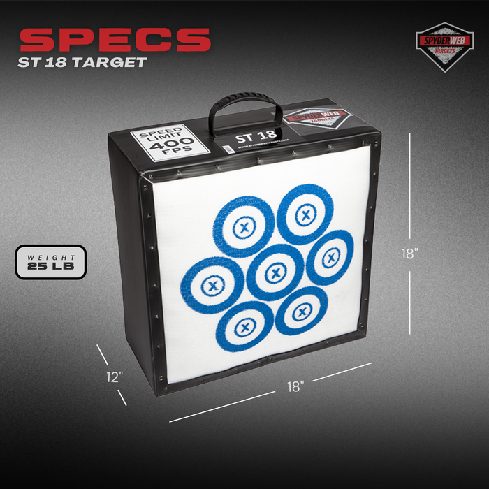 Archery Target ST 18-400 FPS | SpyderWeb Targets